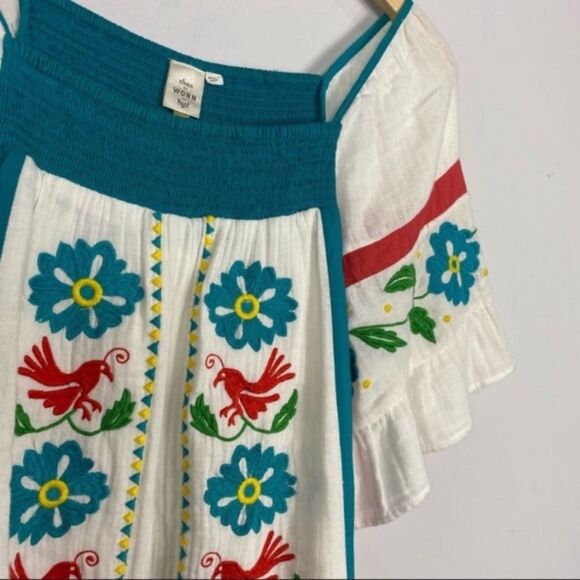 ANTHROPOLOGIE Seen Worn Kept Embroidered Blouse - Picture 7 of 10